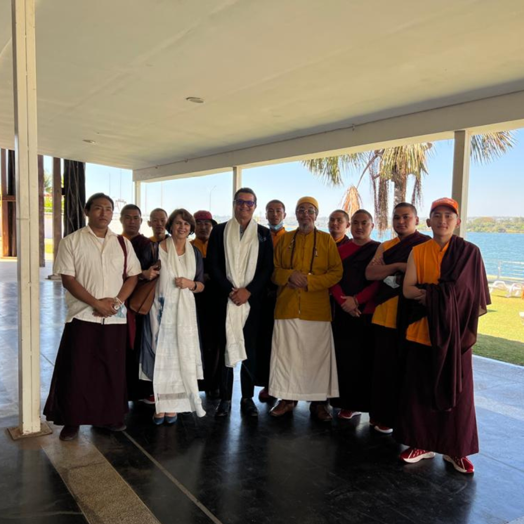 Recepção da Caravana de Paz do Himalaia